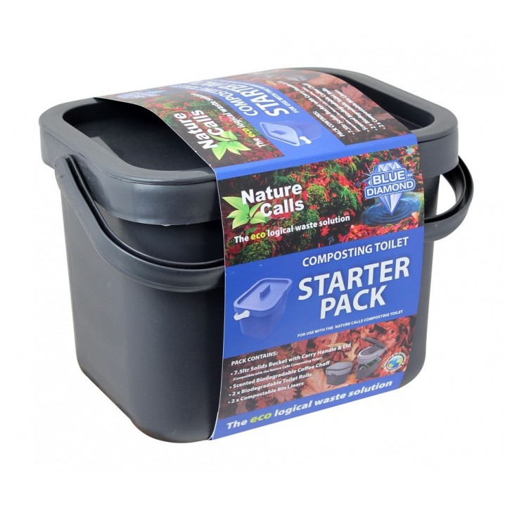  Composting Toilet Starter Pack Set