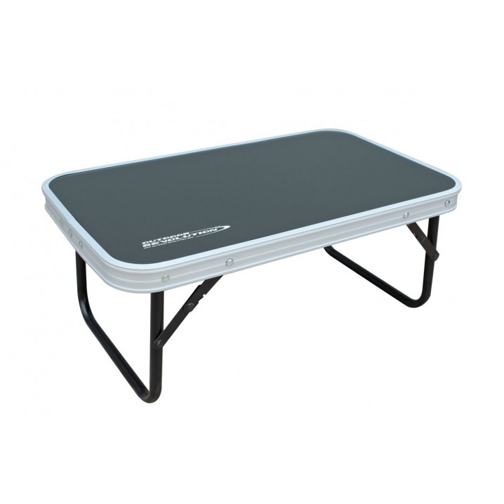 Low Folding Table with Aluminium Top (56 x 34)