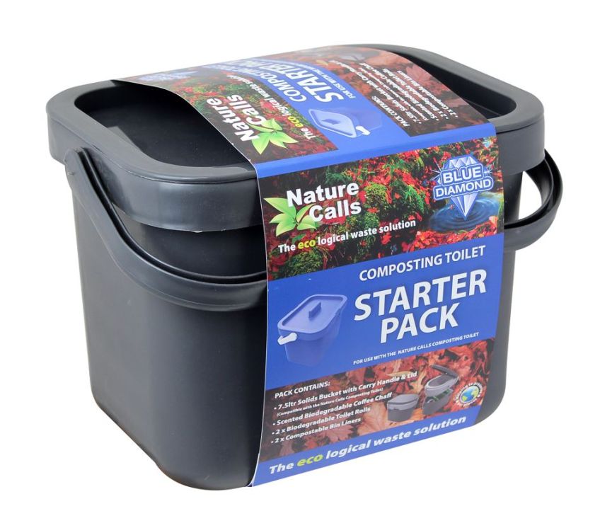  Composting Toilet Starter Pack Set