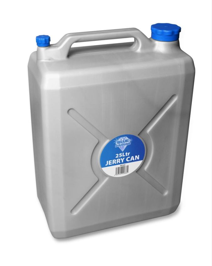 25Ltr Jerry Can - Silver
