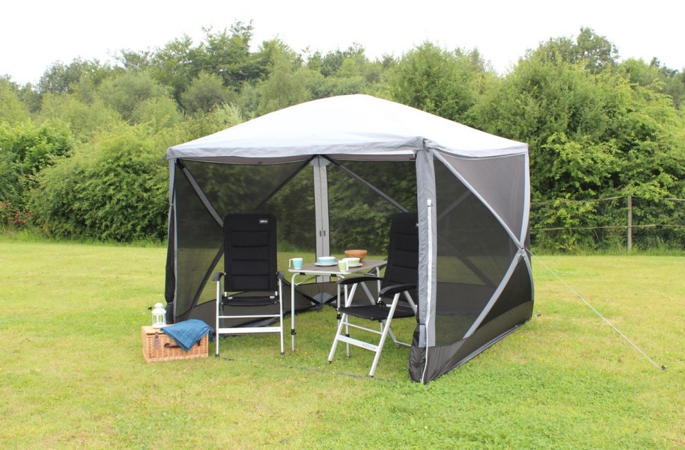 Outdoor Revolution Cayman Screenhouse 4 Pop-Up Gazebo Shelter Day Tent RRP £189 
