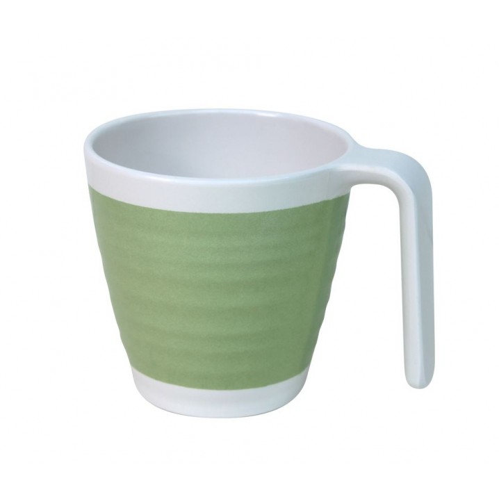 Premium 4pc Melamine Mug Set Pastel Lime
