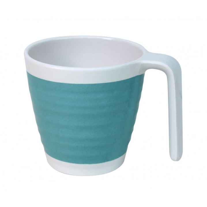 Premium 4pc Melamine Mug Set Pastel Blue